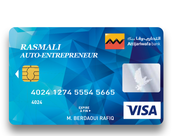 Carte Rasmali Auto-entrepreneur
